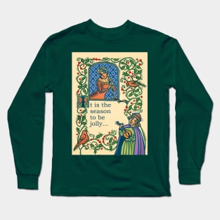 Medieval Minstrel Christmas Long Sleeve T-Shirt